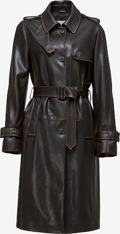 V S P Vinterfrakke 'Helena' i brun: forside