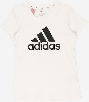 ADIDAS SPORTSWEAR - Camiseta funcional 'Essentials' en blanco: frente