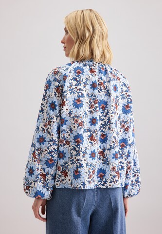 SEIDENSTICKER Bluse 'Schwarze Rose' in Blau