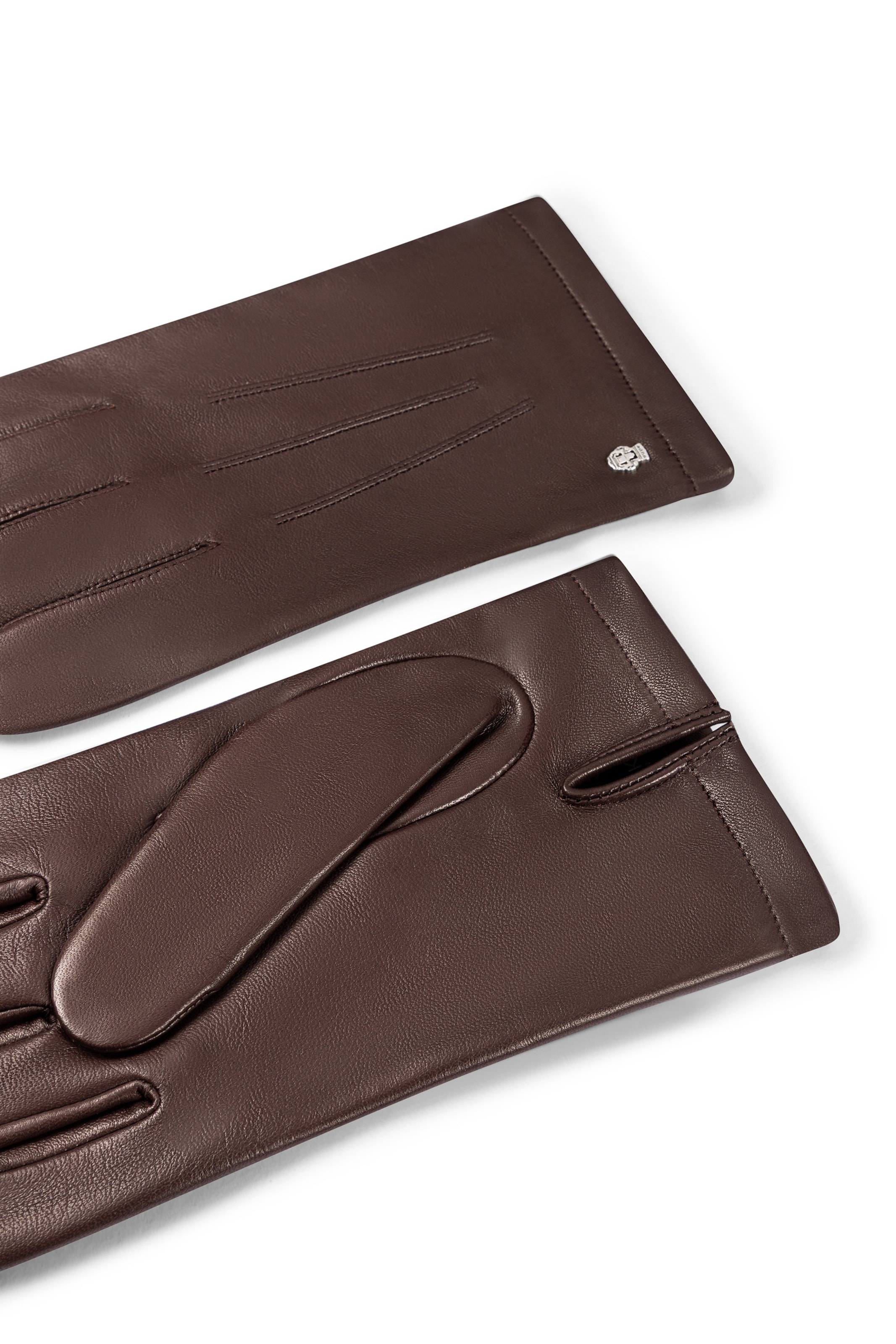 Roeckl Full finger gloves 'WIEN' in Brown