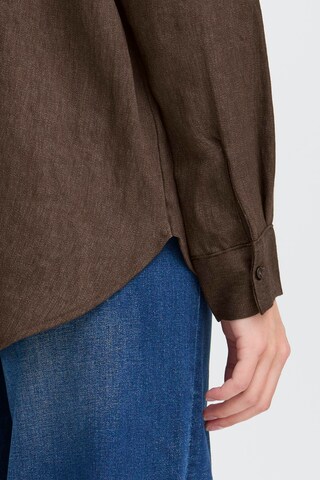 ICHI Blouse 'KIRSE' in Brown