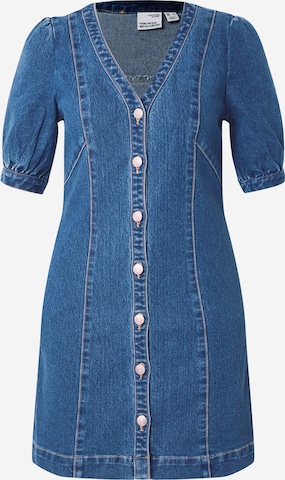 Robe-chemise 'MELODY' VERO MODA en bleu : devant