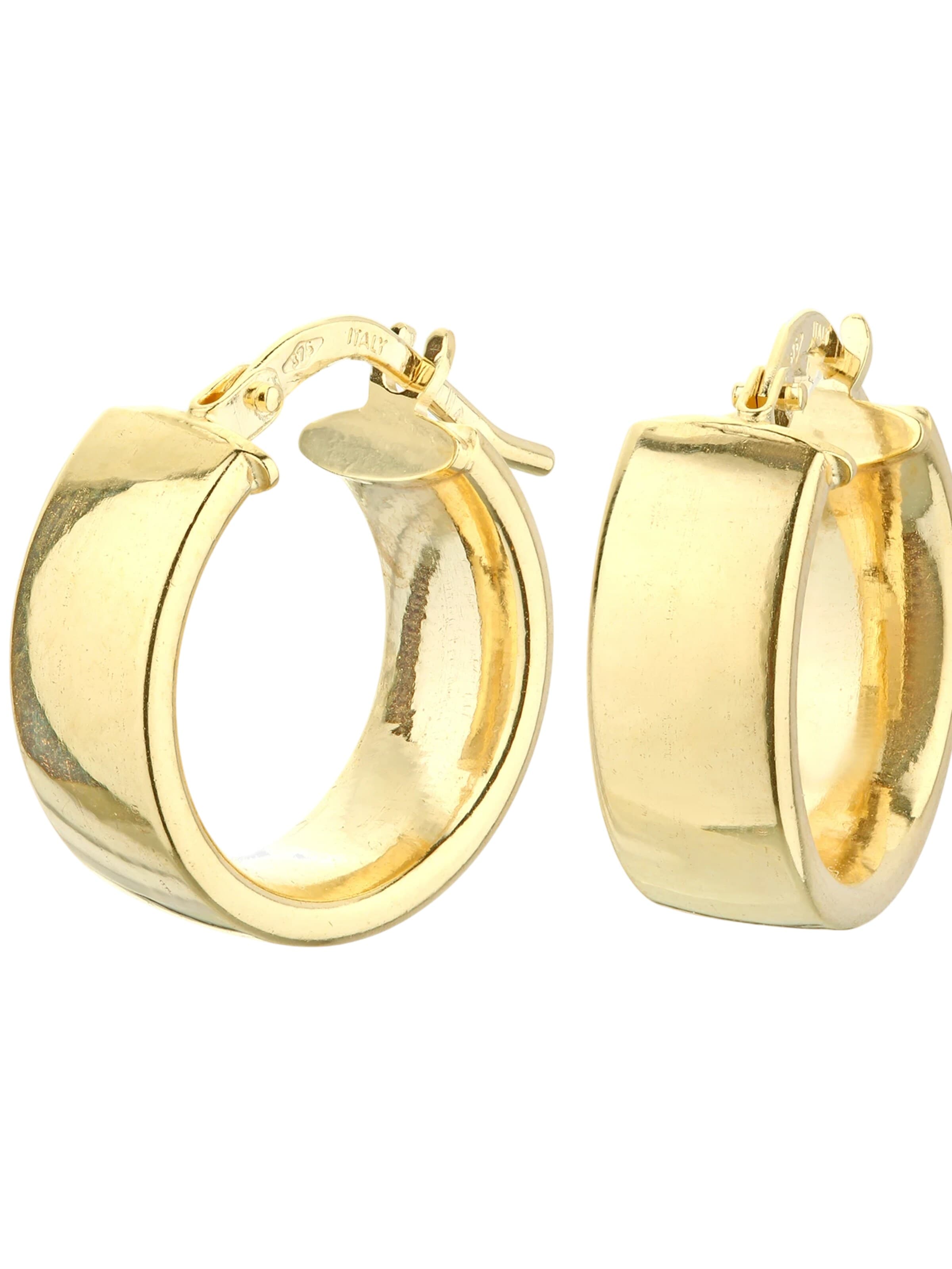 Orecchini 'Creolen aus 375 Gelbgold' di Vanlere in oro