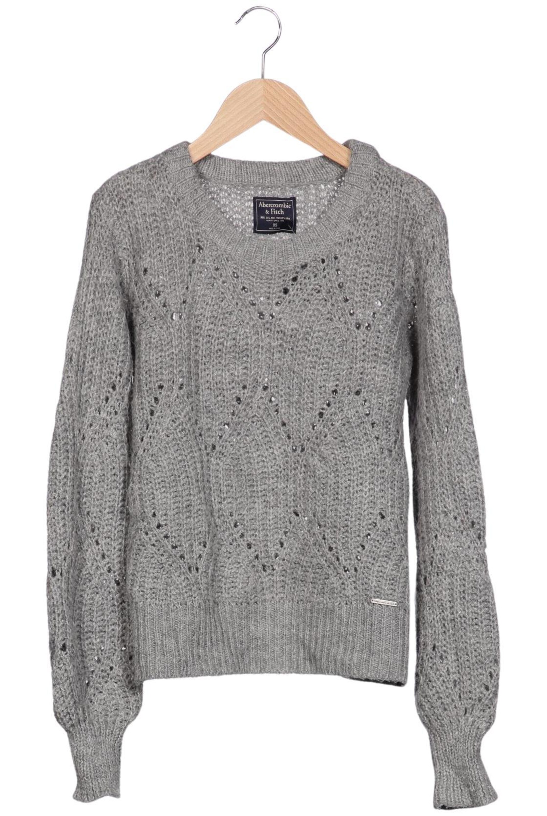 Abercrombie & Fitch Pullover XS in Grau: Vorderseite