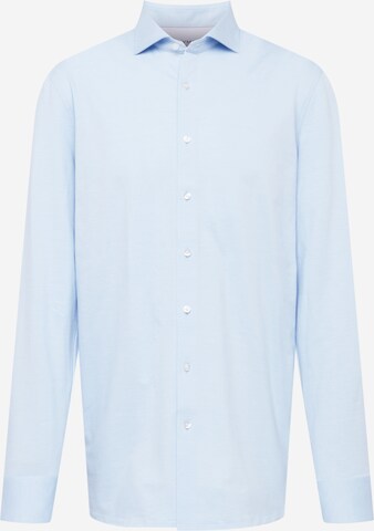 OLYMP Button Up Shirt in Blue: front