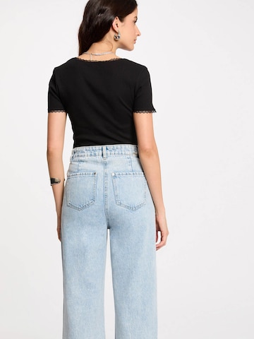 Morgan Tričko '232-DLUBI' - Čierna