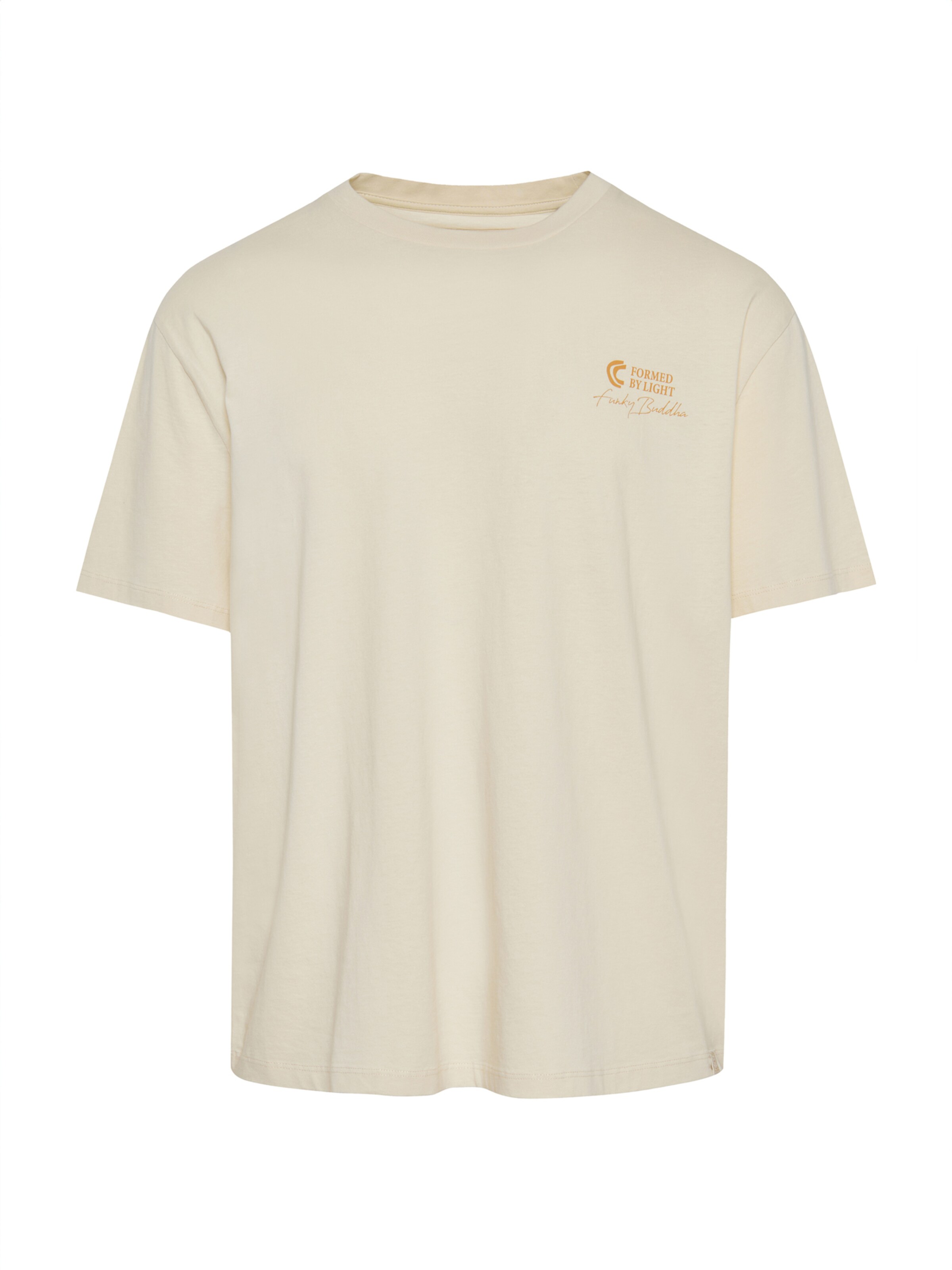 Funky Buddha Koszulka w kolorze beżowy: przód
