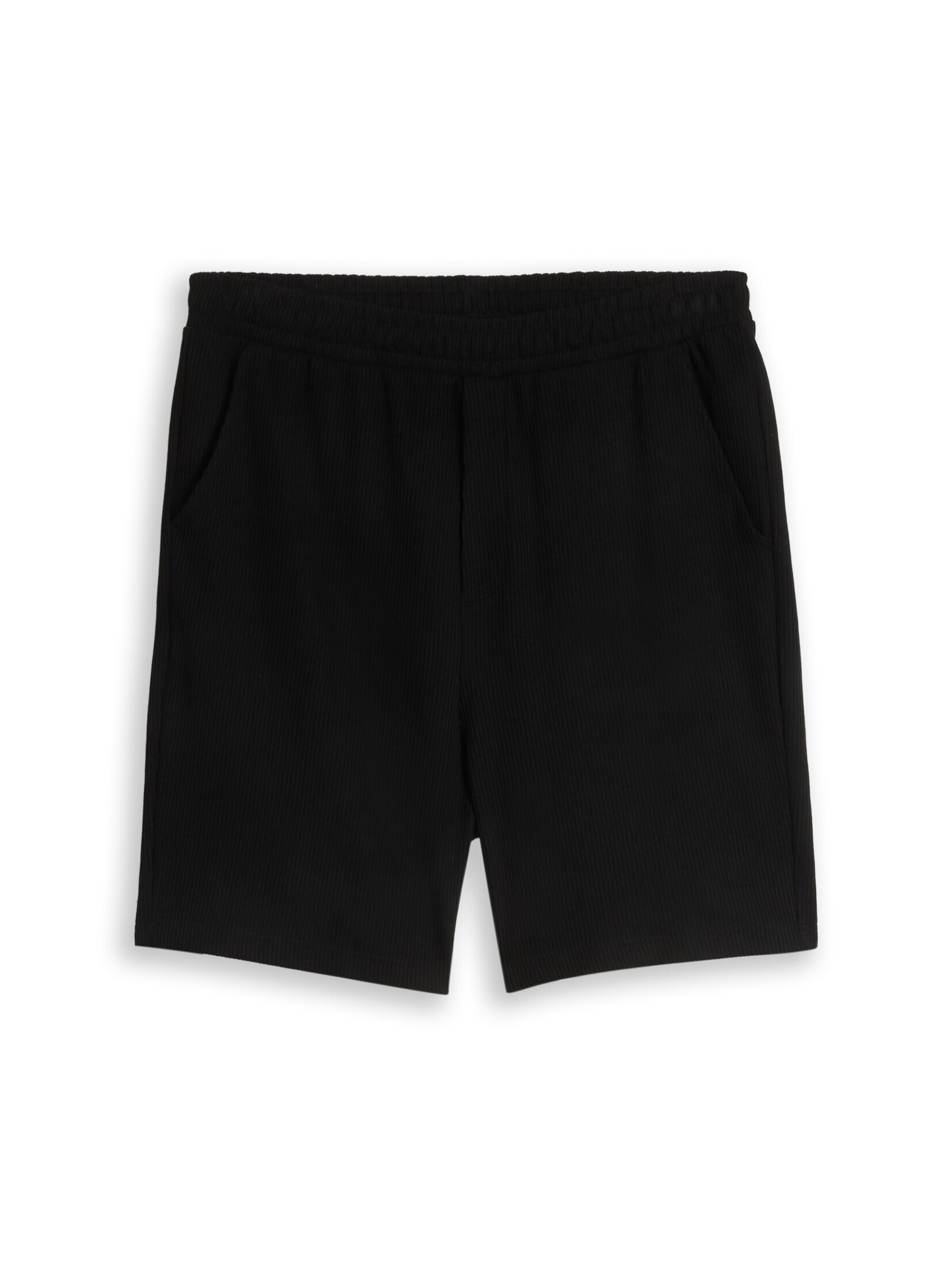 TOM TAILOR DENIM Trousers in Black: front
