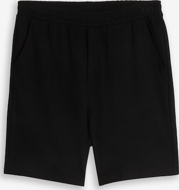TOM TAILOR DENIM Trousers in Black: front