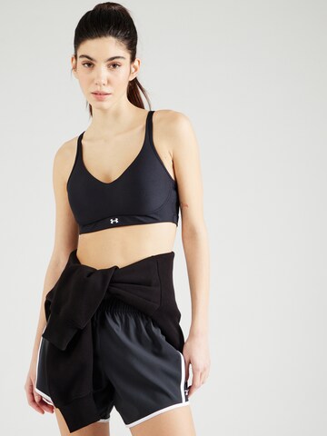 UNDER ARMOUR Bustier Sport-BH 'Infinity' in Schwarz: predná strana