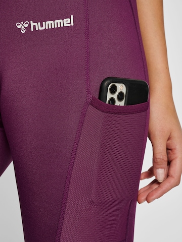 Hummel Skinny Sportsbukser 'Chipo' i lilla