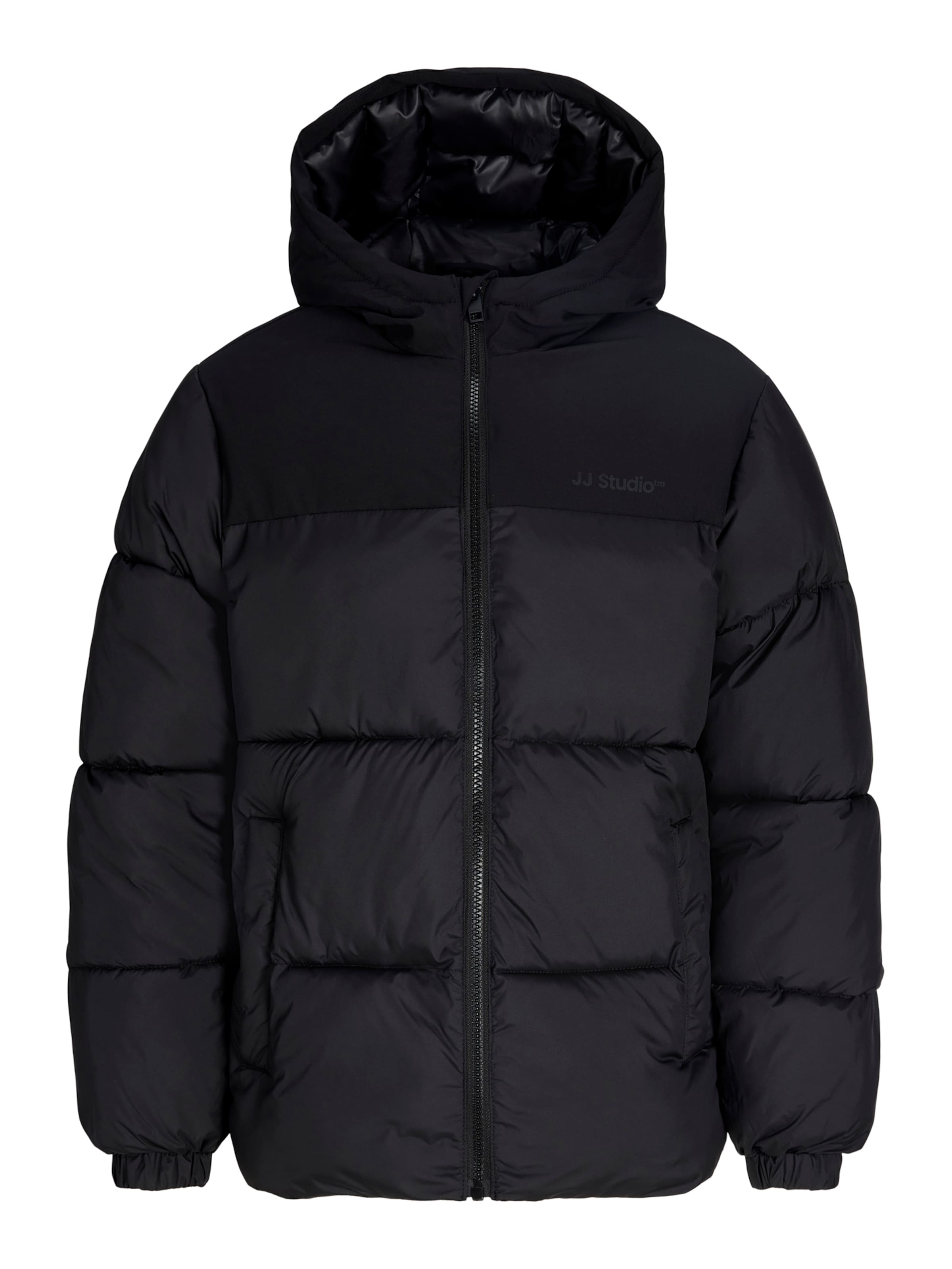 Jack & Jones JuniorZimska jakna 'JJRaze' - crna boja: prednji dio