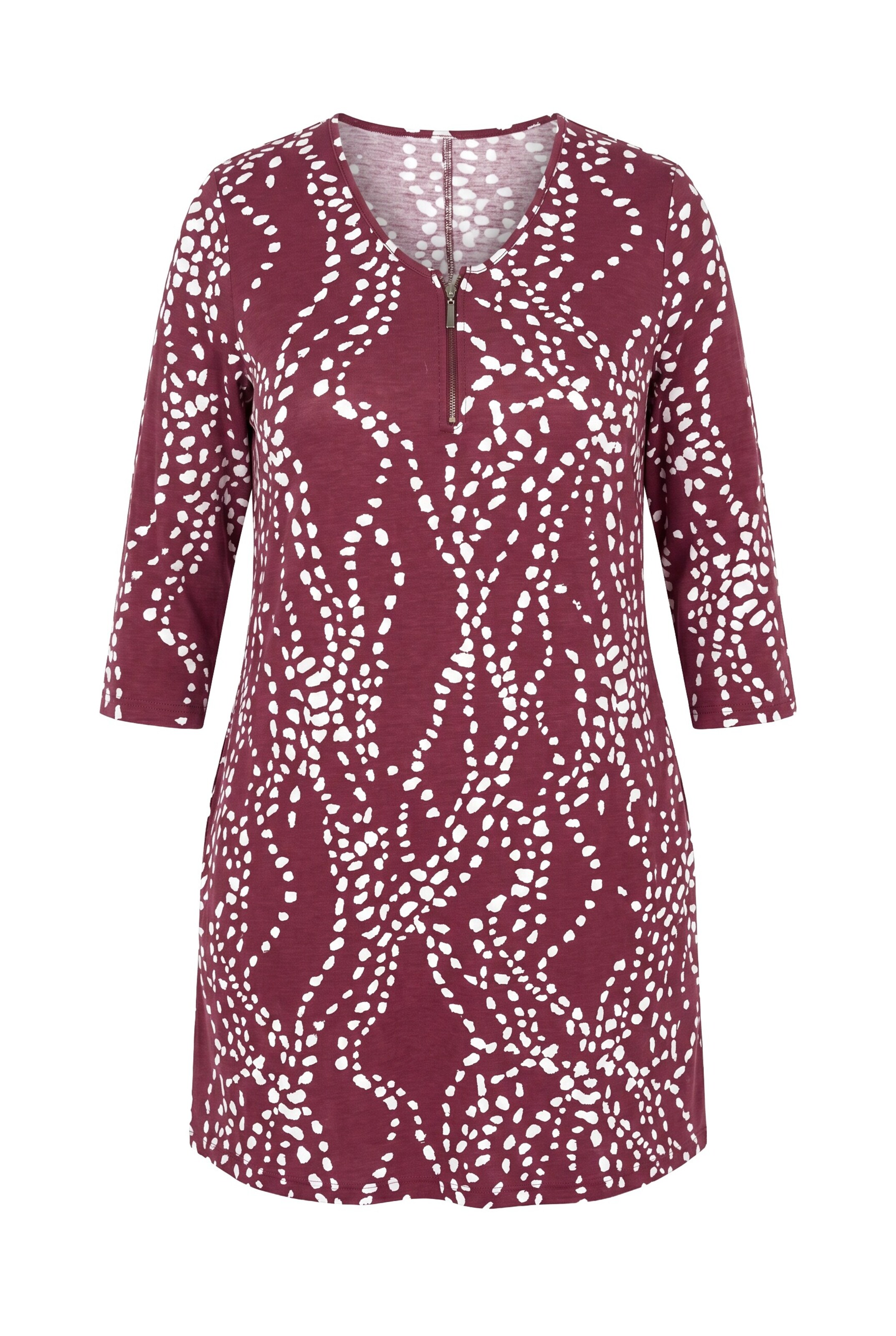Ulla Popken Shirt in Rot: Vorderseite