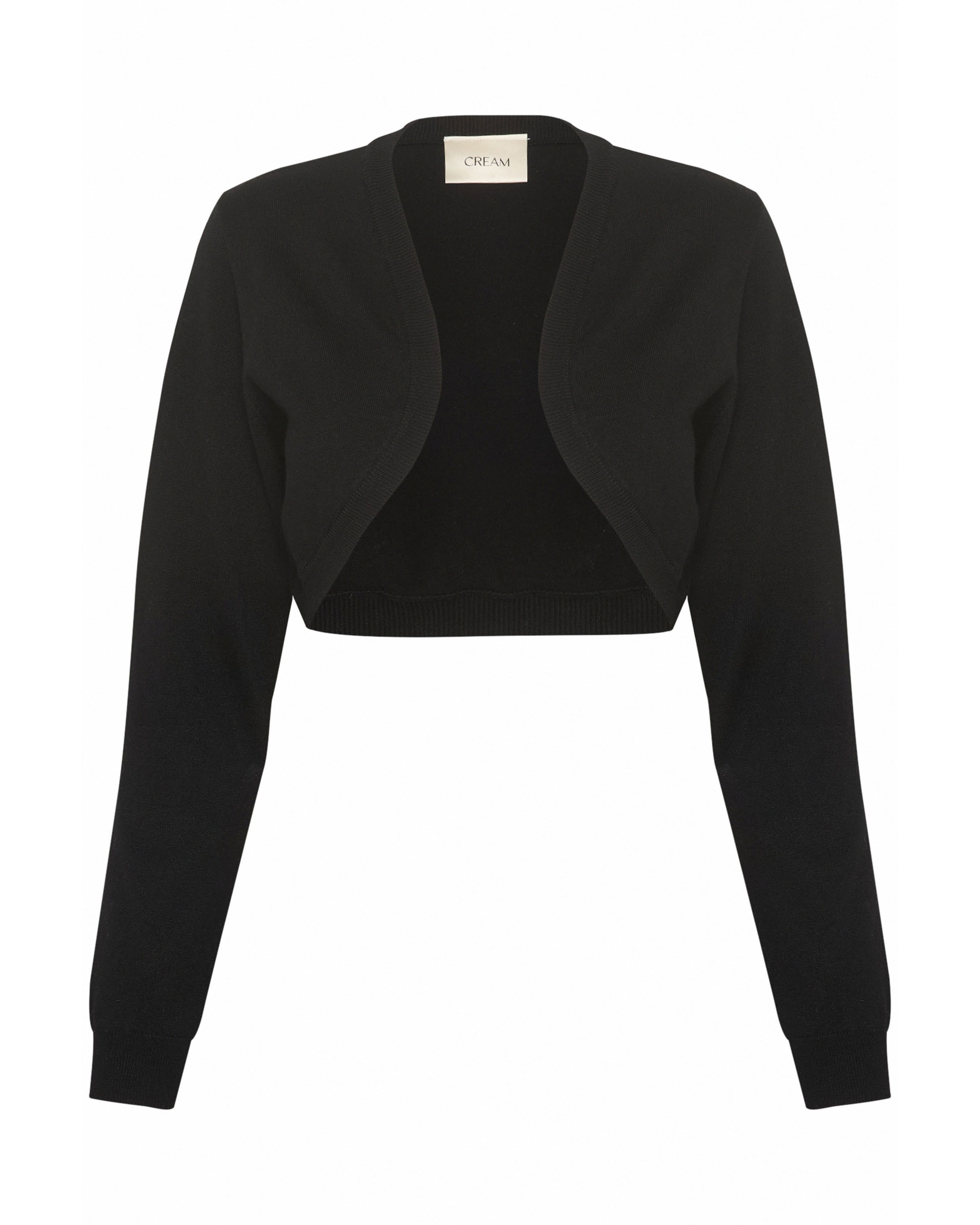 Cream Cardigan i sort: forside