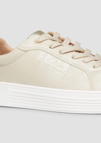 s.Oliver Sneaker in Beige