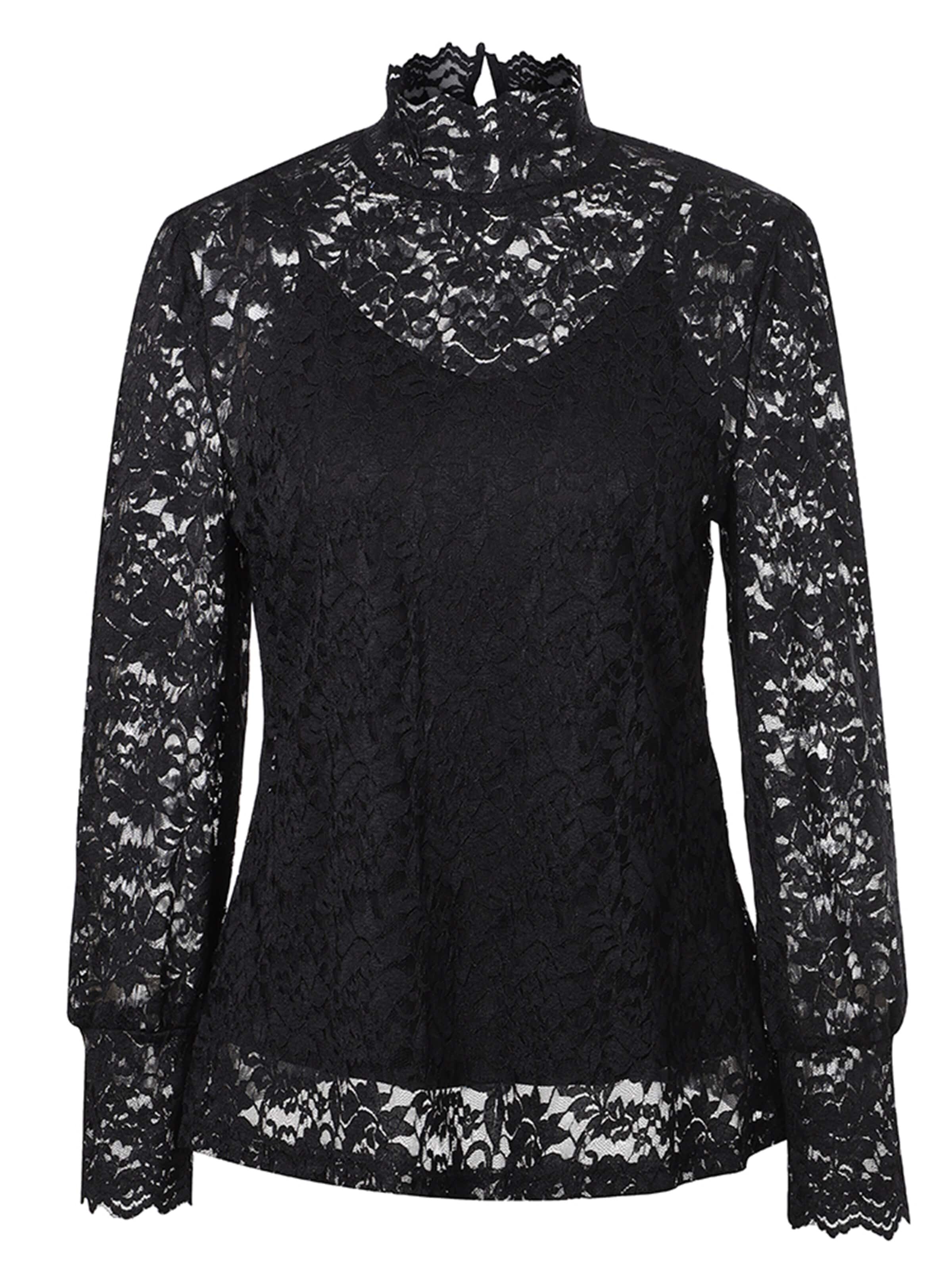 LapaPlus Blus 'Women Shirt' i svart
