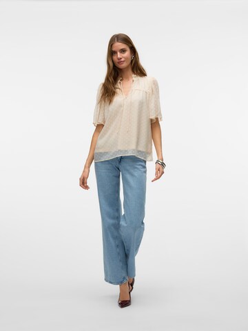 VERO MODA Bluse 'VMLeah' i beige