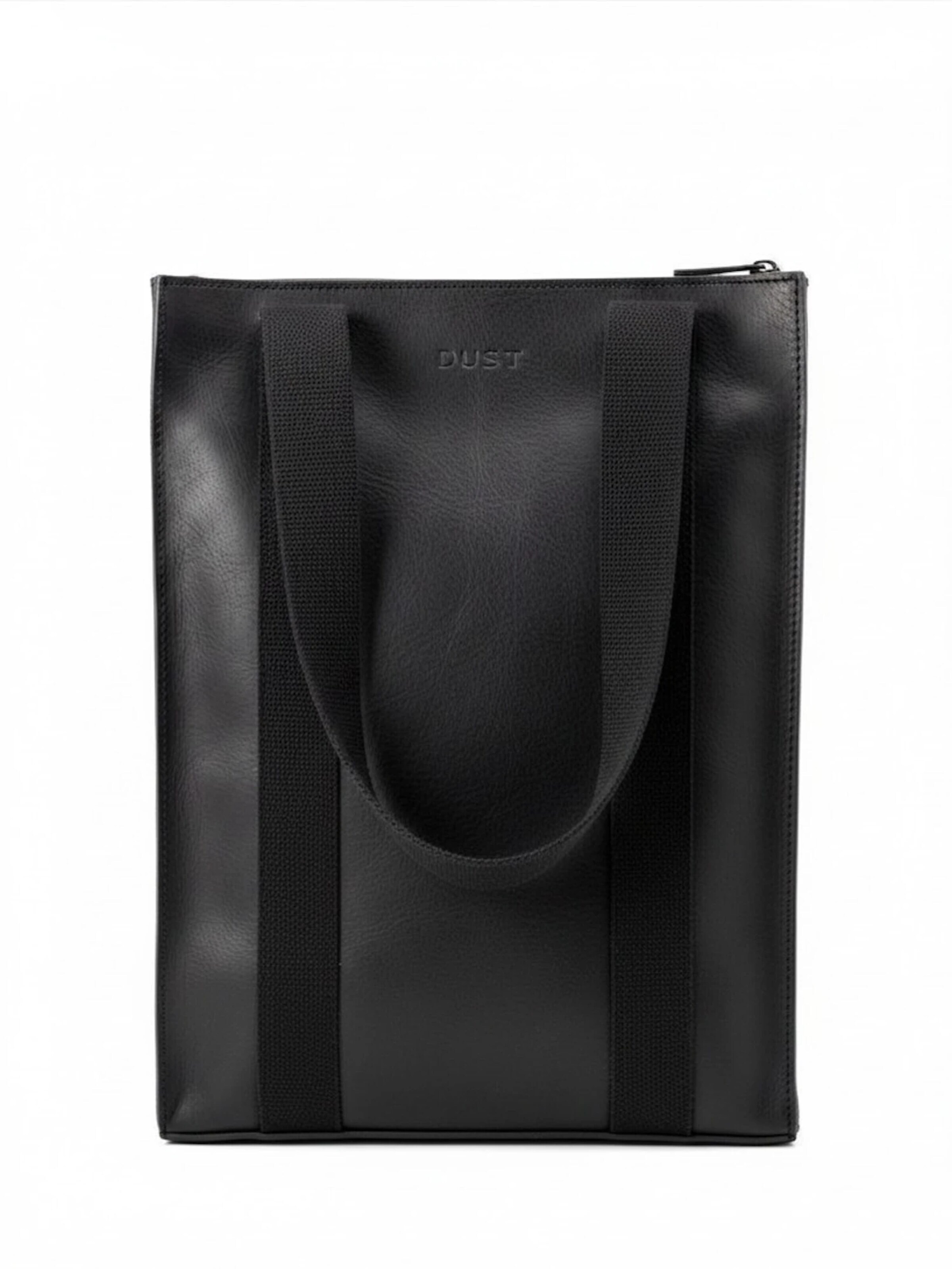 Shopper 'Leather Tote Black Manhattan Collection' di THE DUST COMPANY in nero: frontale