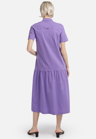 HELMIDGE Shirt Dress in Purple