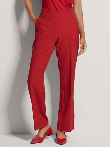Loosefit Pantalon à plis MADELEINE en rouge : devant