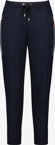 SAMOON Slimfit Broek in Blauw: voorkant