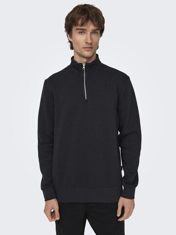 Only & Sons Sweatshirt 'ONSCERES' i blå