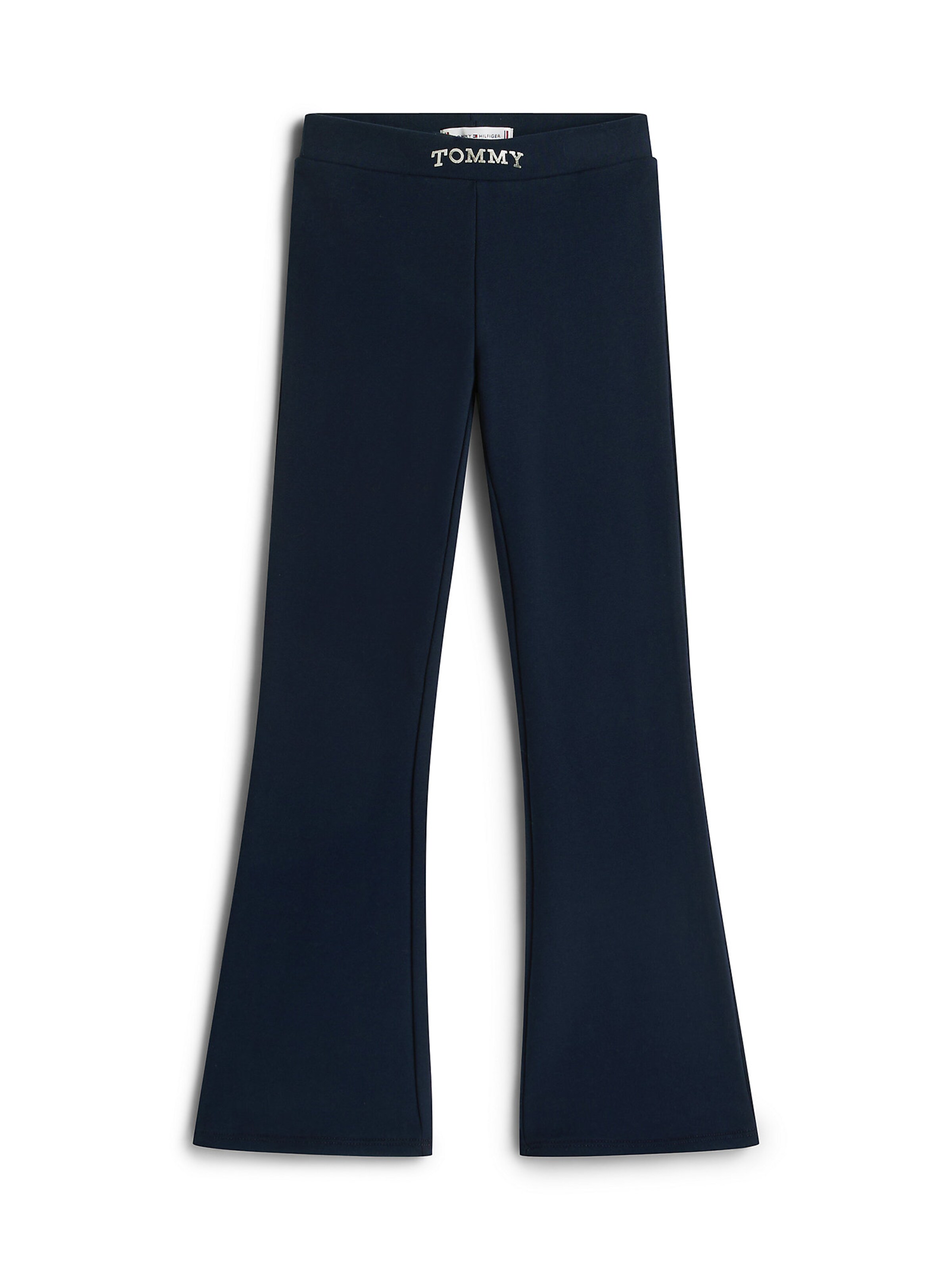 TOMMY HILFIGER Flared Leggings in Blue: front