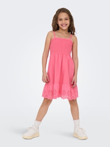 Robe 'KOGLou' ONLY GIRLS en rose : devant