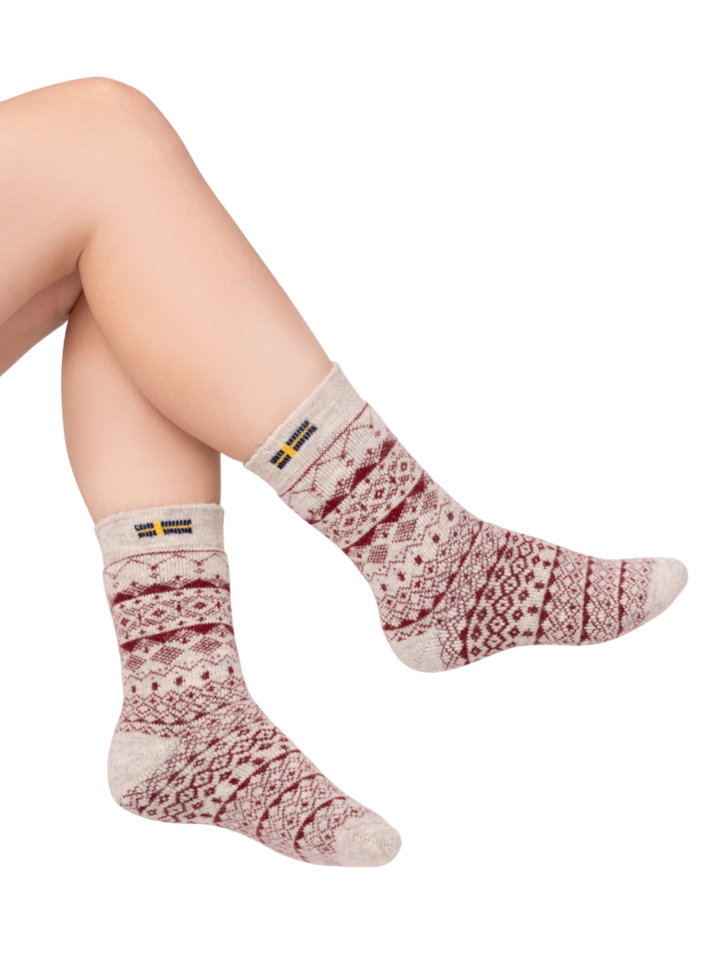 HomeOfSocks Socks 'HOS802' in Red