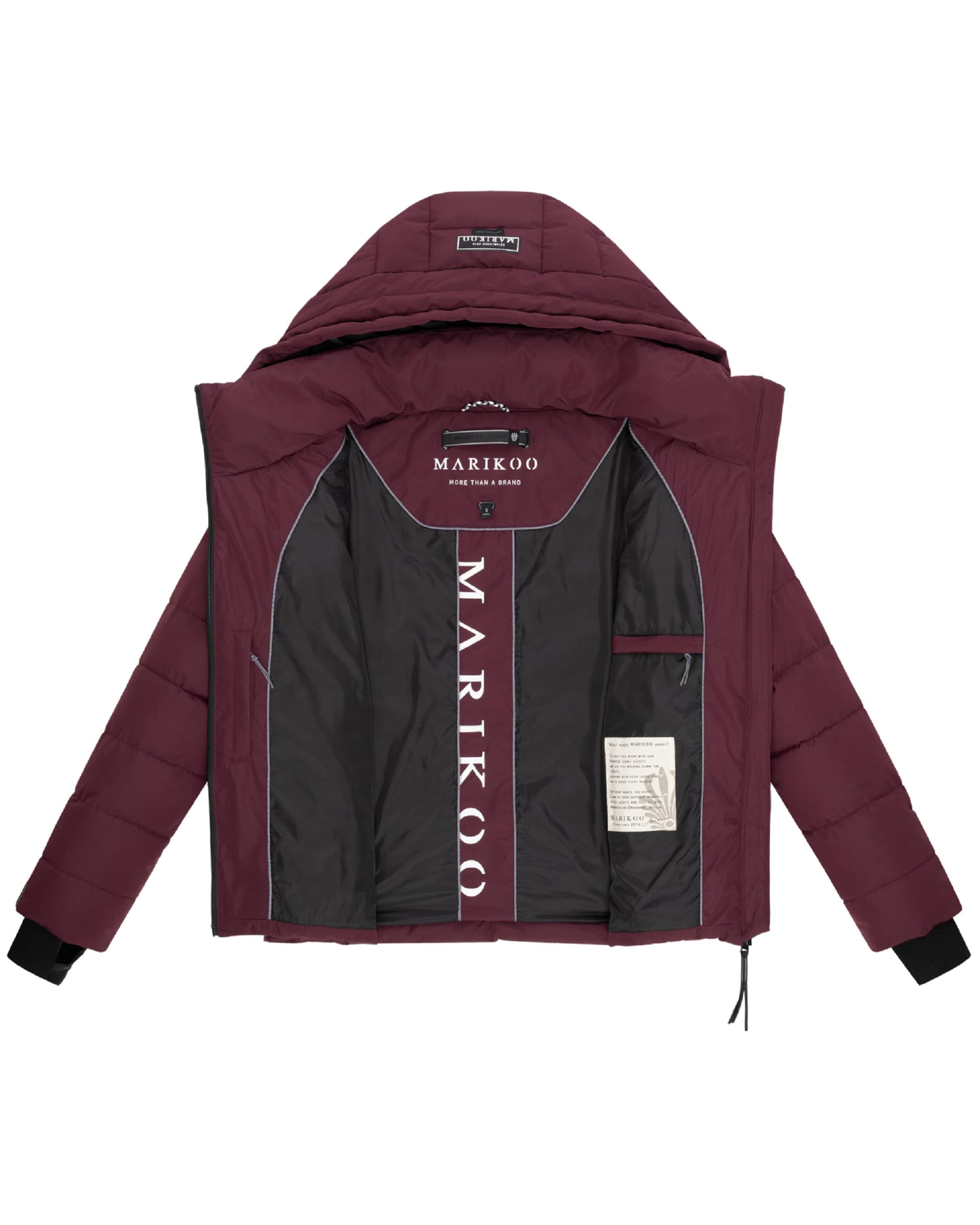 Veste d’hiver MARIKOO en rouge