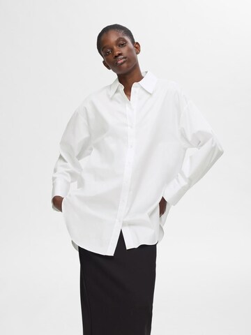Camicia da donna 'SLFAURA' di SELECTED FEMME in bianco: frontale
