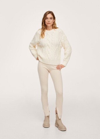 MANGO Pullover 'otawa' in Beige