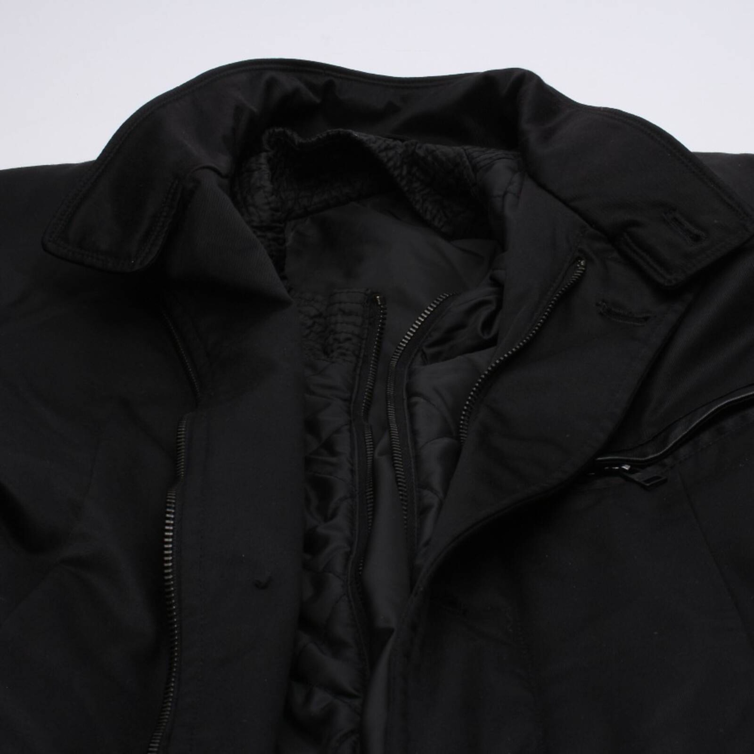 VERSACE Übergangsjacke XL in Schwarz