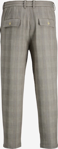 JACK & JONES Loose fit Pleat-Front Pants 'Bill' in Beige