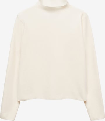 MANGO Sweater 'CHIMNEY' in Beige: front