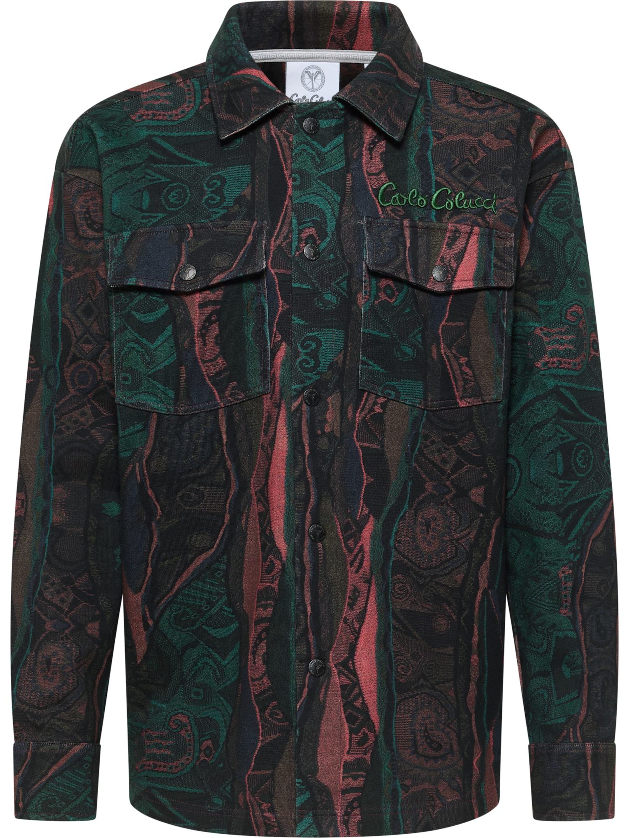 Chemise 'Esposti' Carlo Colucci en rouge : devant