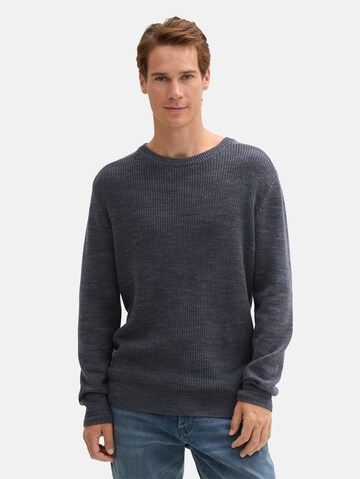 TOM TAILOR Sweater in Blue: front
