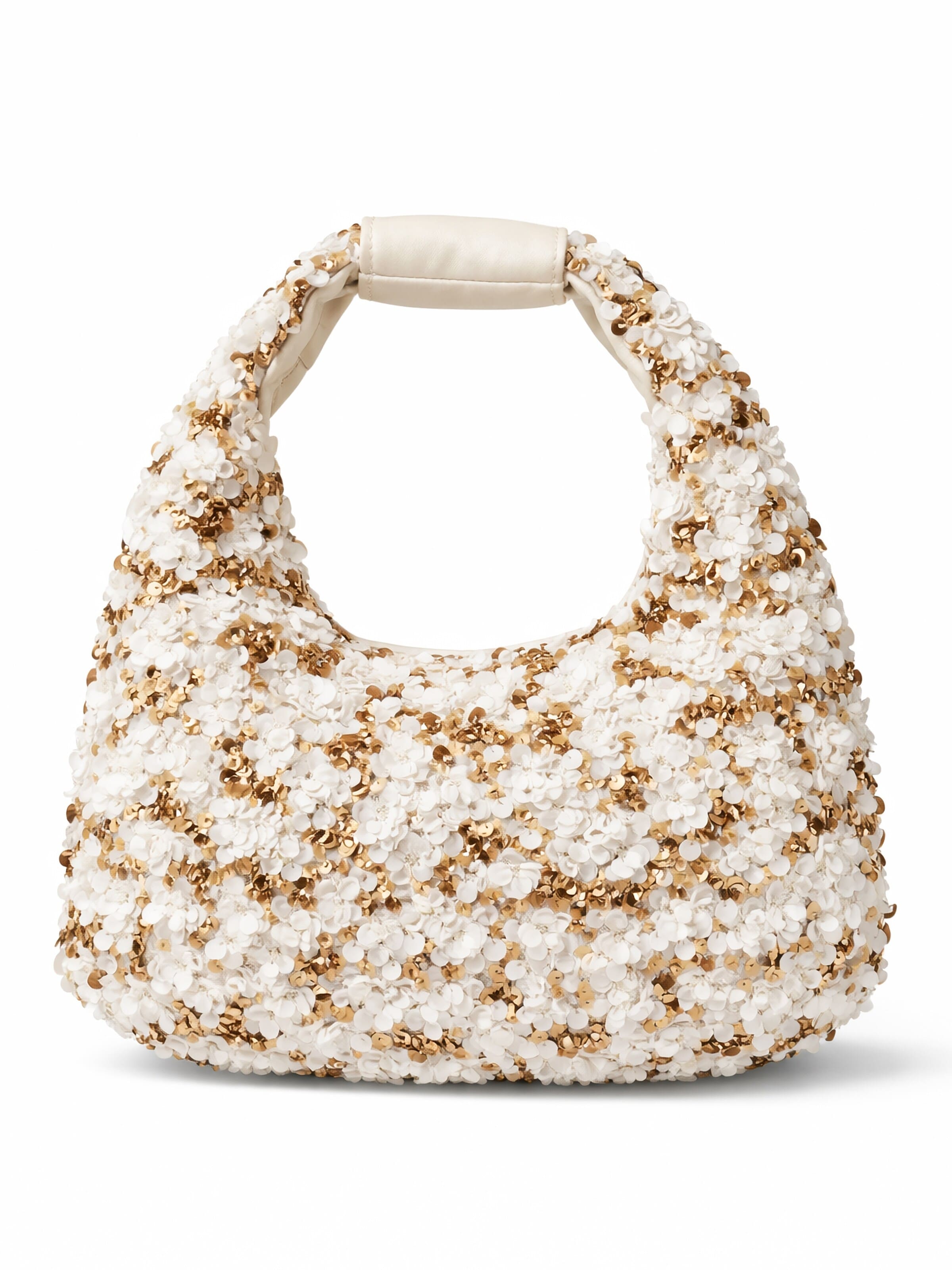 Toni&Friends Shoulder Bag 'Pailetten' in Gold: front