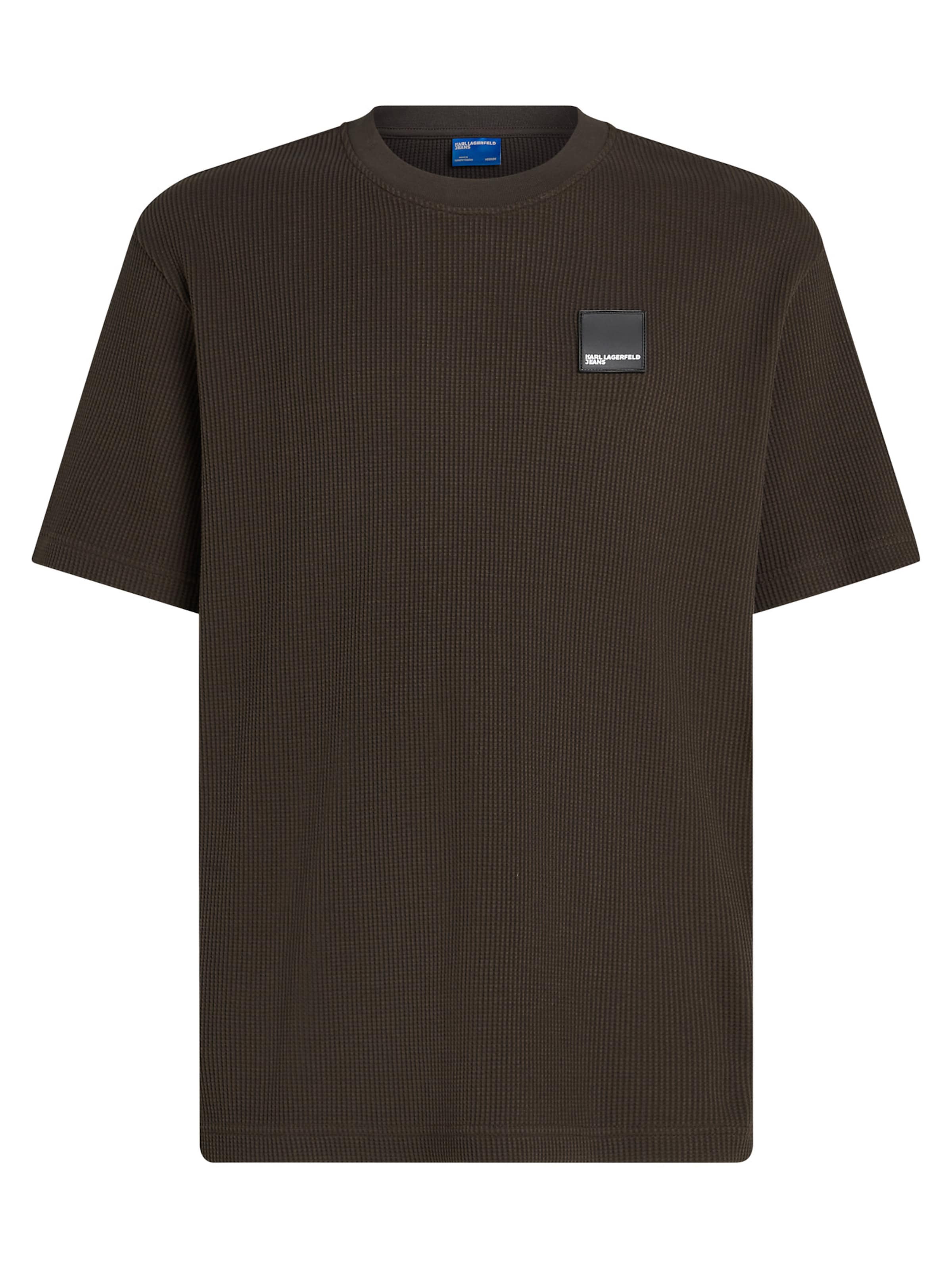 KARL LAGERFELD JEANS Koszulka w kolorze brązowy: przód