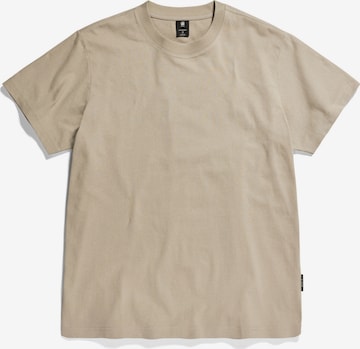 T-Shirt G-Star RAW en beige : devant