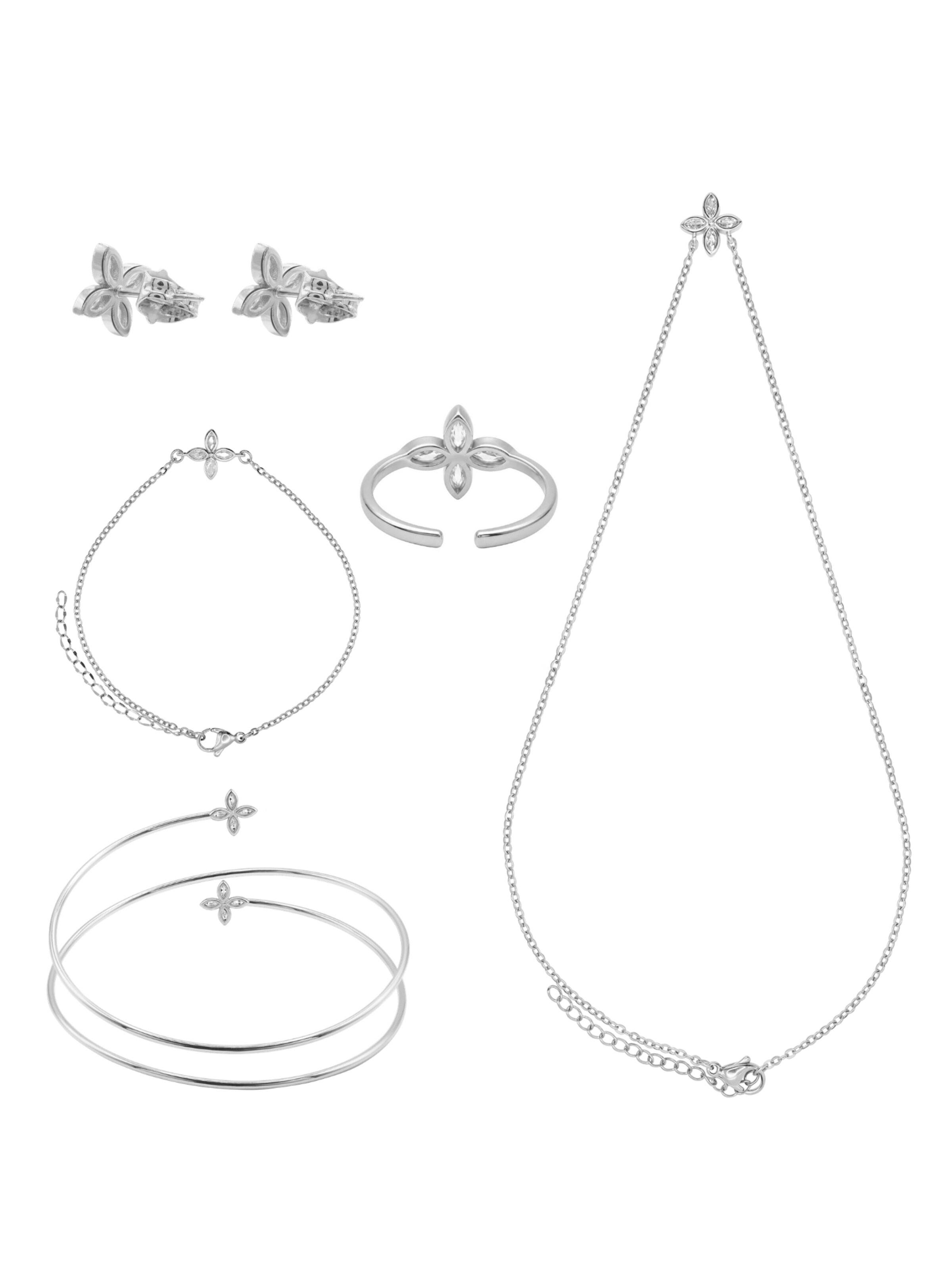 Parure de bijoux 'Florenz' Heideman en argent