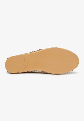 Espadrilles 'Raffia' Superdry en marron