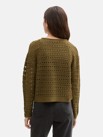 Pull-over TOM TAILOR DENIM en vert