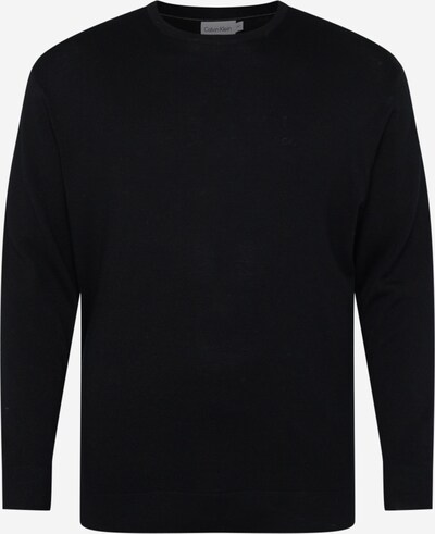 Pulover Calvin Klein Big & Tall pe negru, Vizualizare produs
