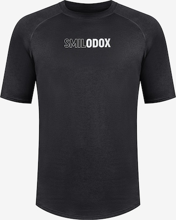 T-Shirt 'Powerfit Pro' Smilodox en noir : devant