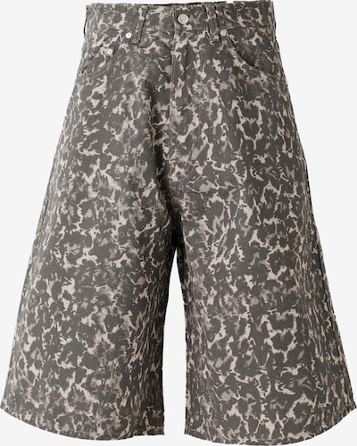 WEEKDAY Housut 'Astro' värissä beige / meleerattu ruskea, Tuotenäkymä