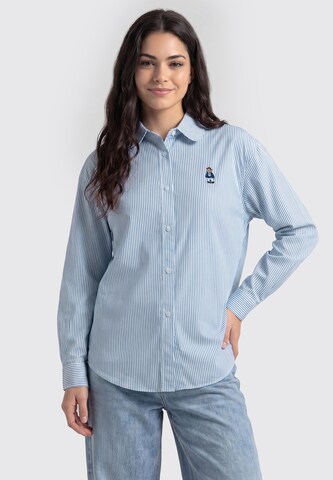 MYMO Blouse in Blue: front