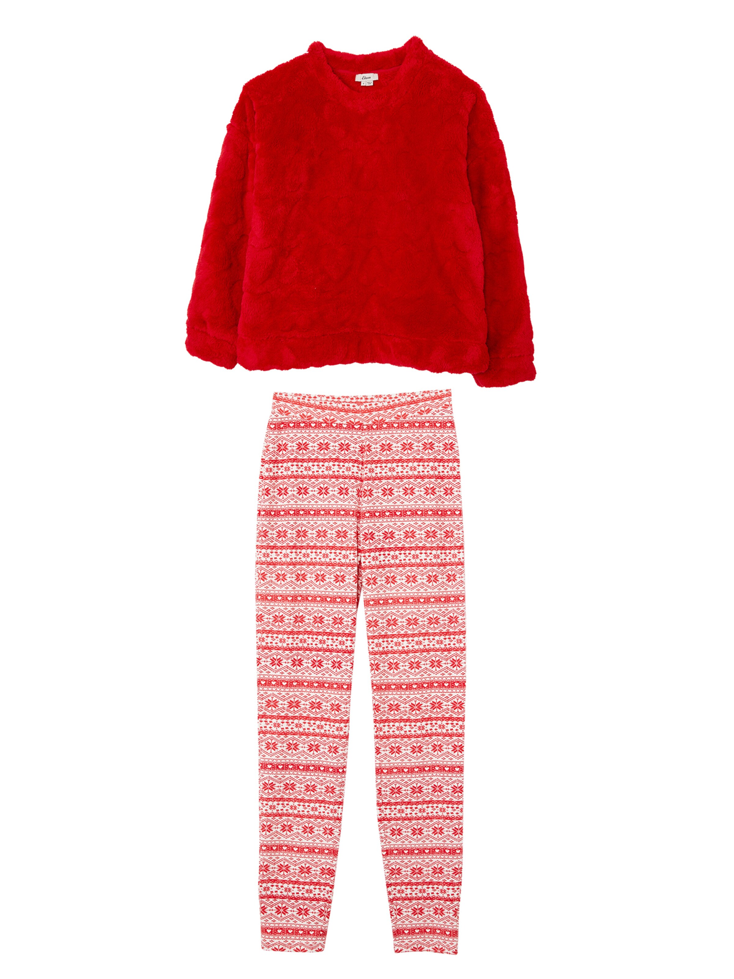 ETAM Pyjama in Rot: Vorderseite