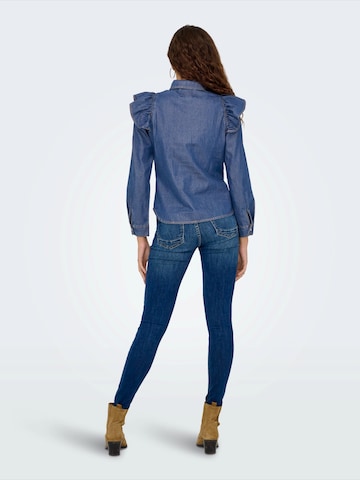 ONLY - Blusa 'ONLINDIGO' en azul