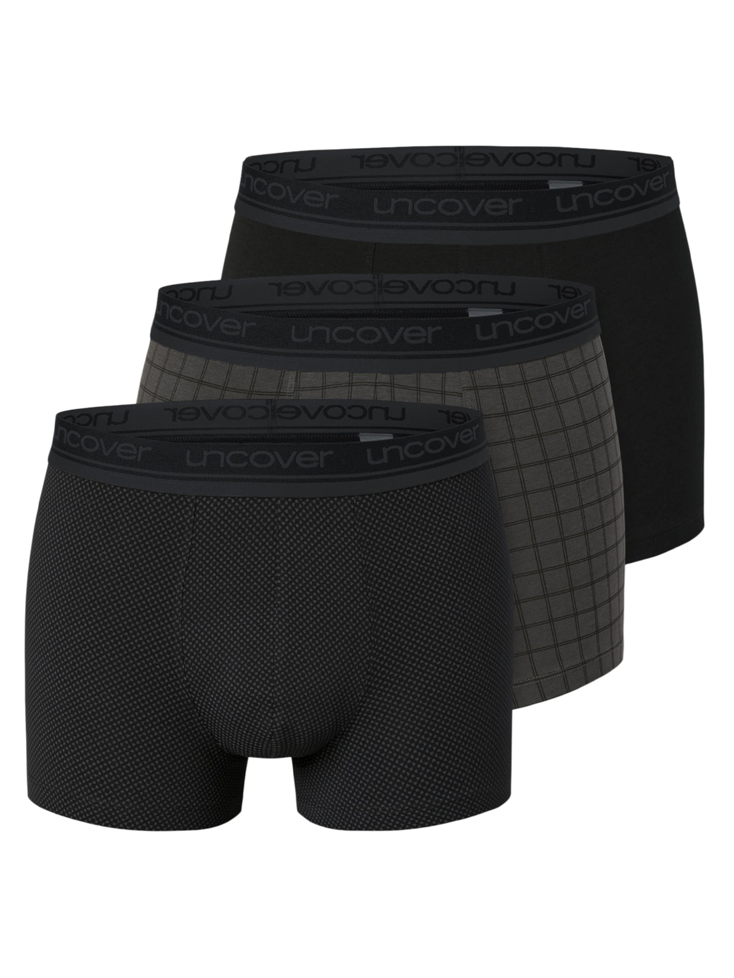 Sous-vêtements longs 'Cotton' uncover by SCHIESSER en gris : devant